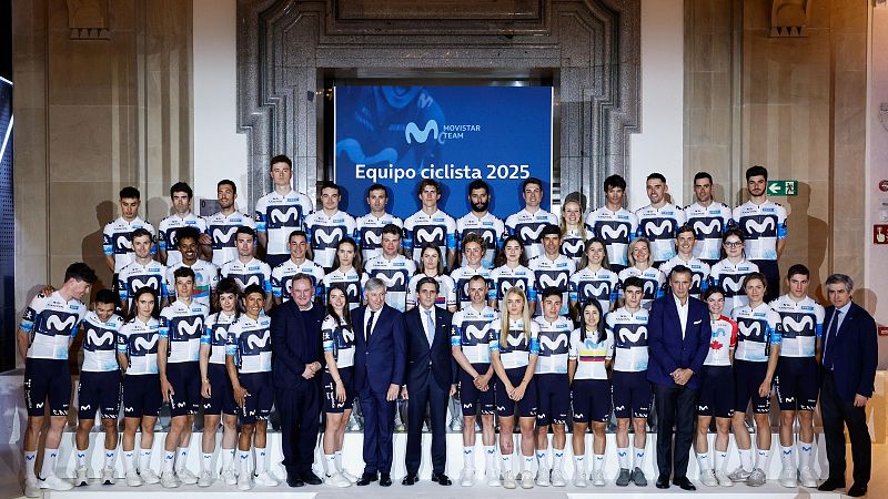 Presentacin del equipo Movistar para la temporada 2025