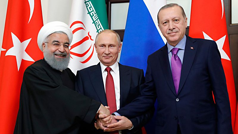 Putin lanza su iniciativa de paz para Siria en una cumbre con Erdogan y Rohaní