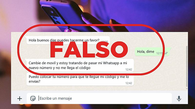 Este mensaje que pide un código de verificación de WhatsApp no te lo envía un contacto, es una estafa
