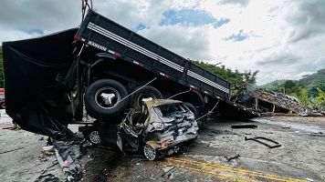 Al menos 37 muertos en un accidente de trfico en Brasil