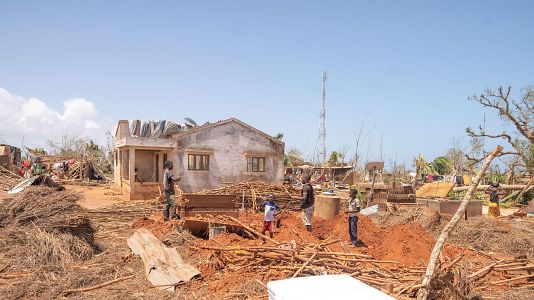 El paso del cicln Chido deja casi un centenar de muertos en Mozambique