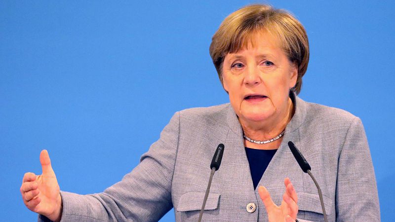 Merkel rechaza celebrar nuevas elecciones en Alemania y aspira a formar un nuevo gobierno "muy rápido"