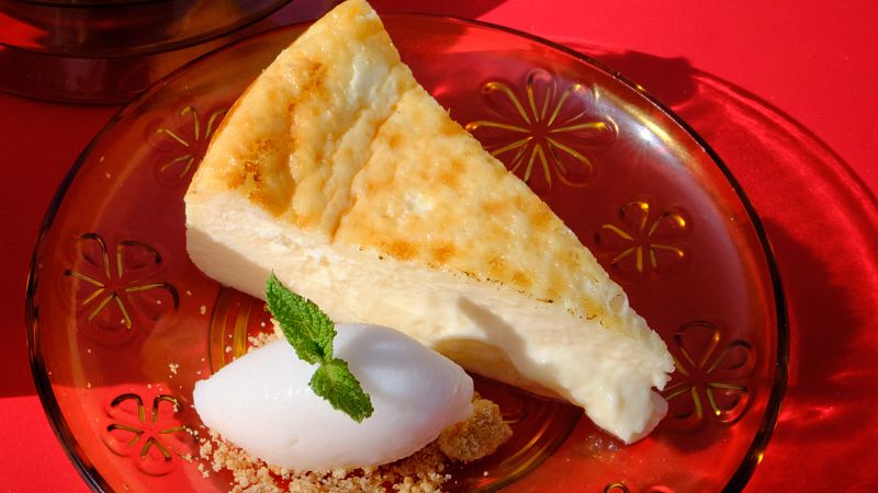 Receta de tarta de queso con helado de leche de MasterChef Junior 11