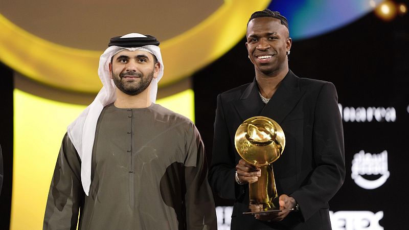 El Real Madrid arrasa en los Globe Soccer Awards con Vinicius como el mejor jugador