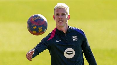 Dani Olmo, jugador del FC Barcelona