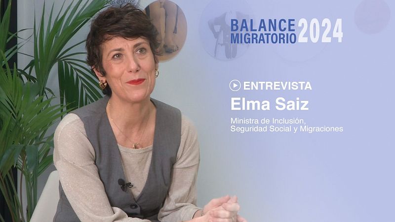 Elma Saiz hace balance en materia migratoria: "2024 ha sido un año exigente pero también transformador"