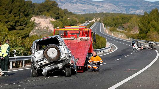 Accident de trnsit de dos vehcles a les Terres de l'Ebre