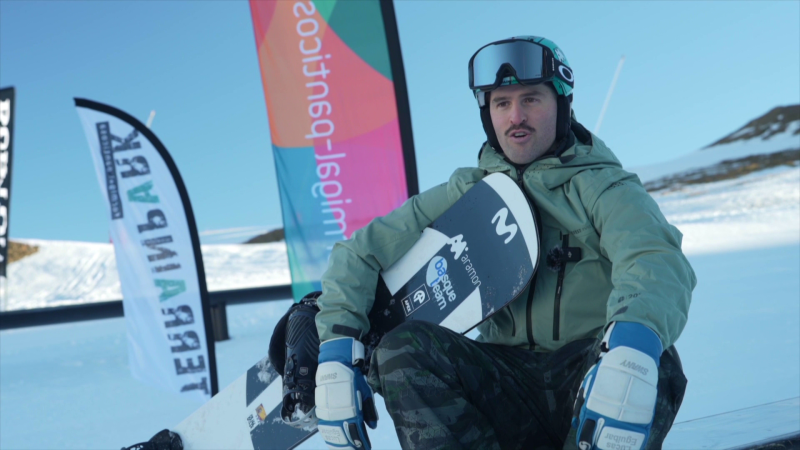 Lucas Eguibar: "El objetivo es volver a ser campeón del mundo de snowboard"