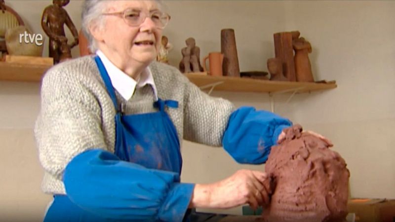 Mor Regina Goberna, reconeguda ceramista, monja de les benetes de Montserrat