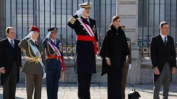 Los reyes presiden la Pascua Militar con la presencia por primera vez de la princesa Leonor