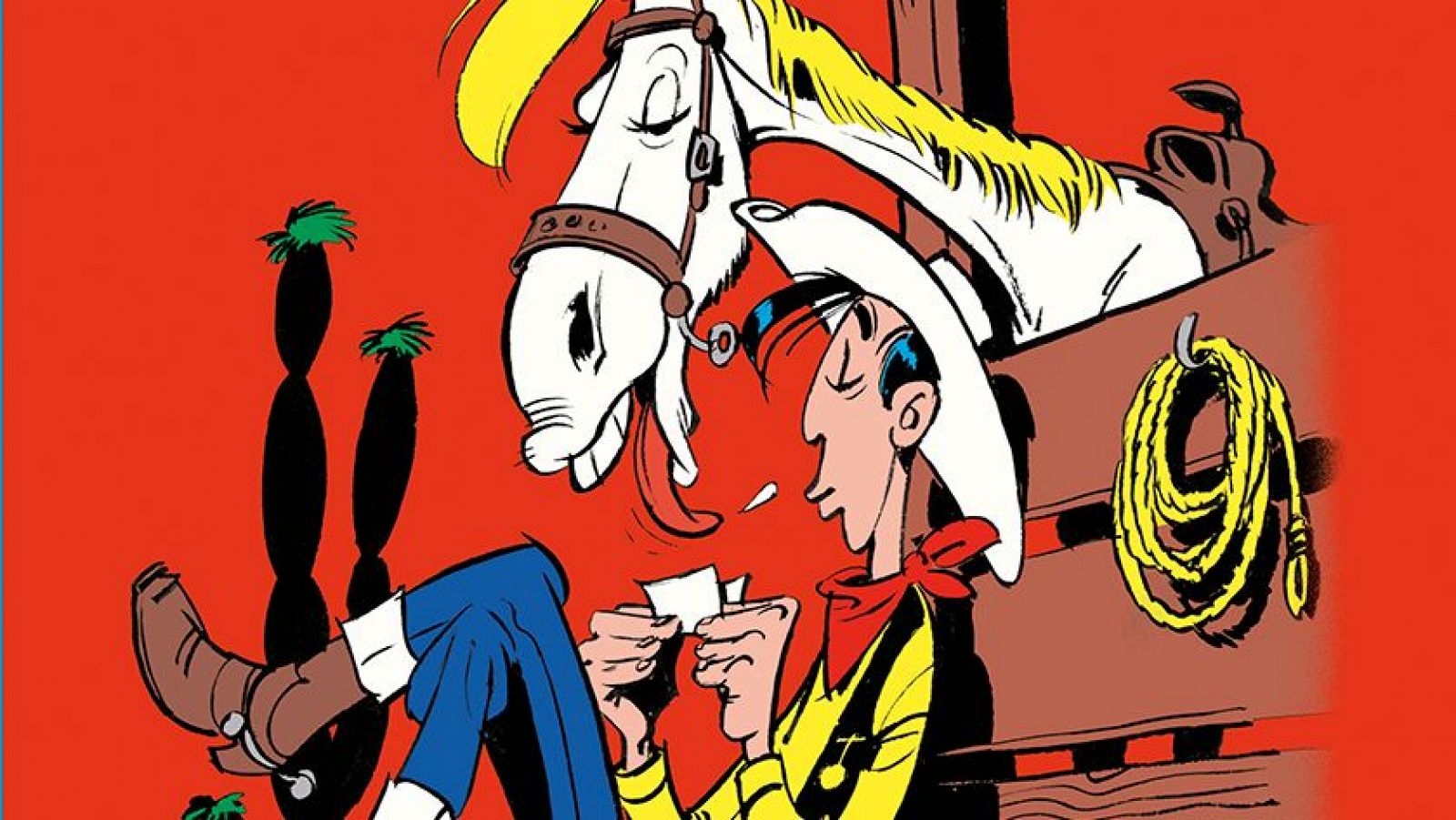 Lucky Luke cabalga de nuevo en tomos integrales con su mejor etapa, la de Morris y Goscinny