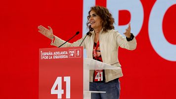 Mara Jess Montero, interviene en el 41 Congreso Federal del PSOE en Sevilla