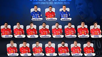 Los 18 Hispanos de la Selecci?n Espa?ola de Balonmanno