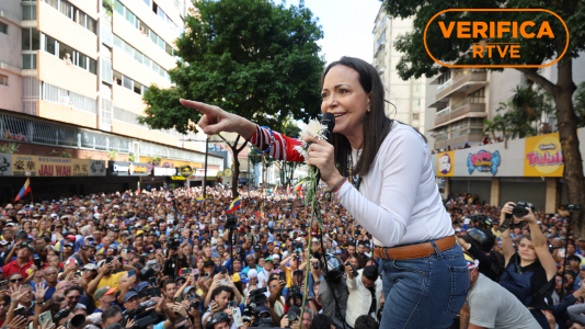 Venezuela | Los v�deos de la situaci�n de Corina Machado tras la protesta contra Maduro en Caracas