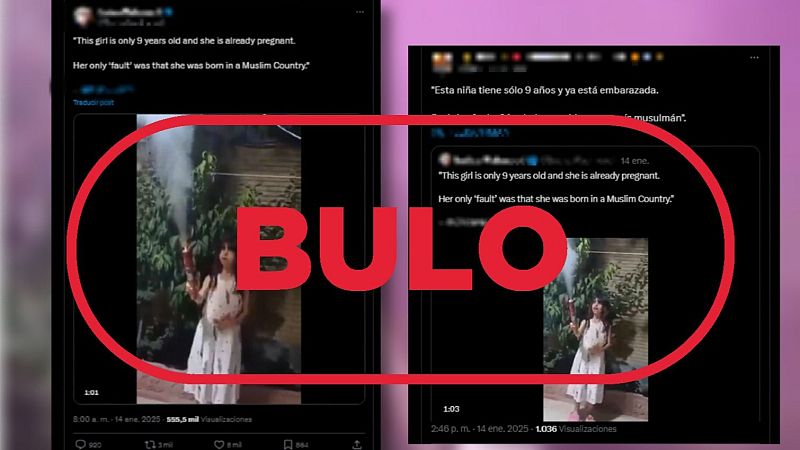 No es una niña de nueve años embarazada "en un país musulmán", es un bulo