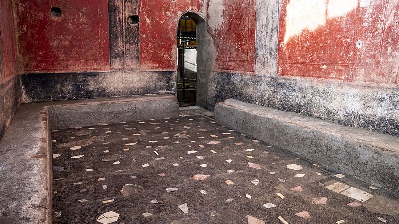 Hallan el "complejo termal ms grande" en una vivienda de Pompeya, que revela la opulencia de la urbe romana