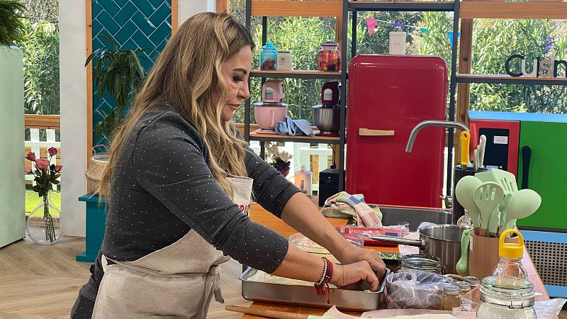 Cristina  Tárrega se quema en 'Bake Off' y no puede terminar la prueba