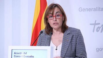 La portaveu del Govern, Slvia Paneque, compareix en roda de premsa desprs de la reuni de l'executiu