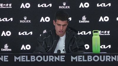 Alcaraz, sobre la lesin de Djokovic: "Alguien que est pensando en retirarse no habra jugado de esa manera"