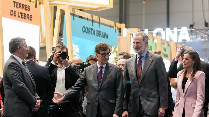 Salvador Illa inaugura el pavelló de Catalunya a Fitur 2025