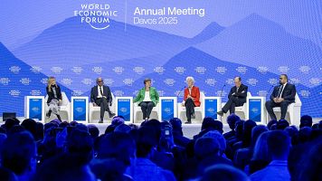 Lagarde responde a Trump en Davos con una llamada a trabajar juntos y respetar las reglas