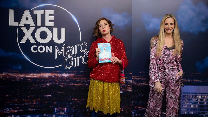 Paula Vázquez y Ágatha Ruiz de la Prada, en 'Late Xou con Marc Giró'