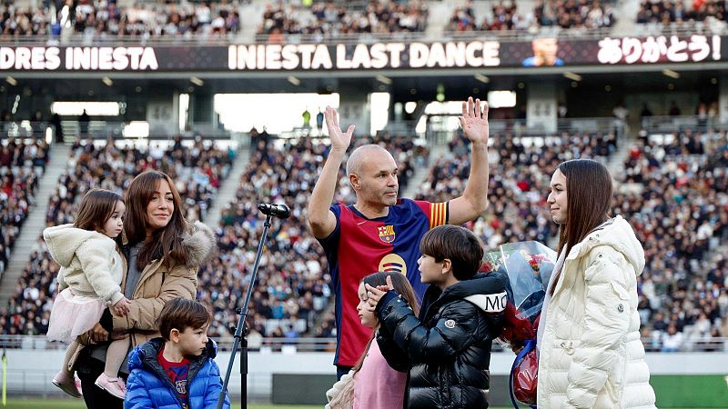 Andrés Iniesta, a RNE: "Ahora tengo más tiempo de calidad, no tengo que estar conectado 24 horas al día"