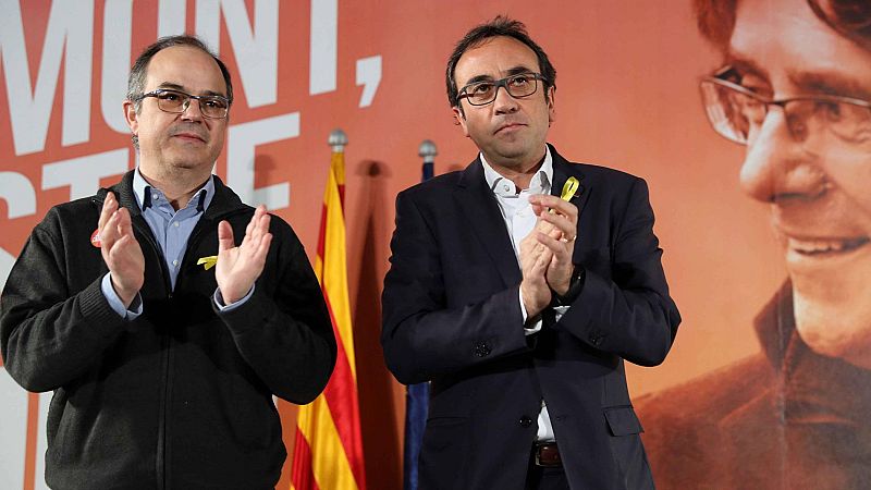 Los exconsellers Turull y Rull se "dejarán la piel" para que Puigdemont sea "restituido" y "derrotar el 155"