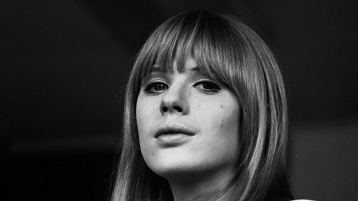 Marianne Faithfull en Birminghan (Inglaterra) en 1965.