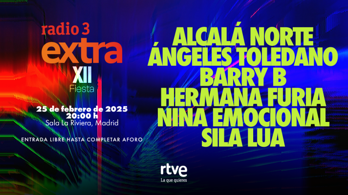 Cartel de la fiesta de Radio 3 Extra 2025