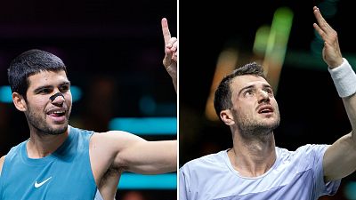 Carlos Alcaraz no da opcin a Pedro Martnez y pasa a semifinales en Rterdam