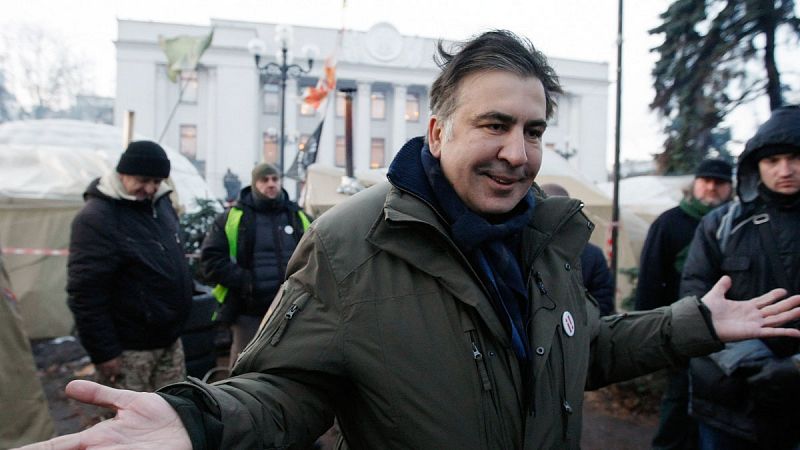 Detenido de nuevo en Kiev el expresidente georgiano Mijaíl Saakashvili