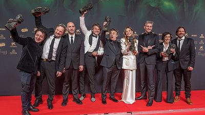 El equipo de 'El 47' celebra su Goya a Mejor pelcula