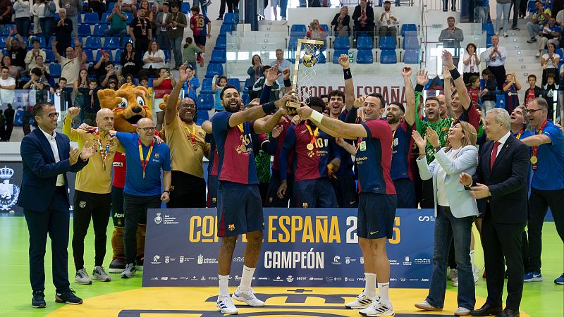 El Barcelona sigue conquistando títulos y se lleva la Copa de España tras vencer a un aguerrido Torrelavega