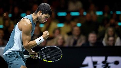 Alcaraz suma el primer ttulo en Rotterdam para el tenis espaol tras ganar a De Miaur