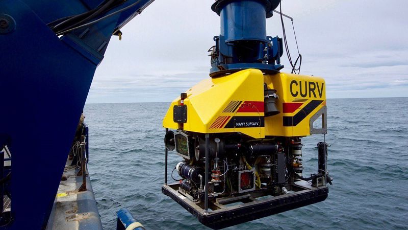 Los objetos detectados a 833 y 940 metros de profundidad no son del submarino argentino desaparecido