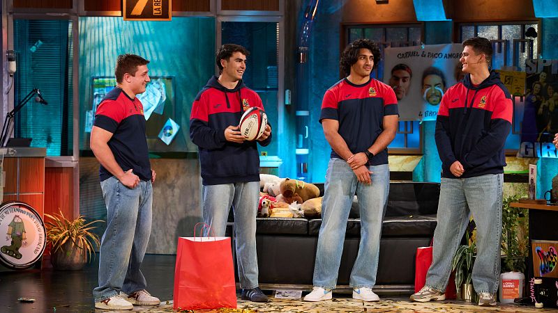 La selección masculina de rugby, en La Revuelta: ¡Vaya mostrencos, niño!