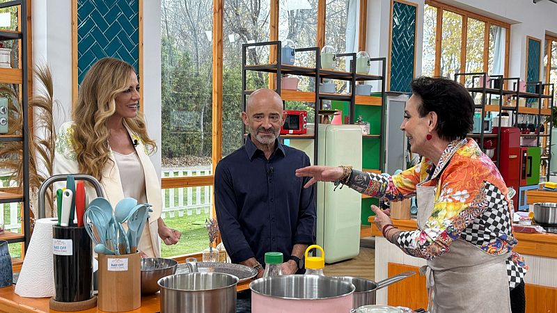 Antonio Lobato, Benita y Paula Vzquez, en 'Bake Off: Famosos al Horno'