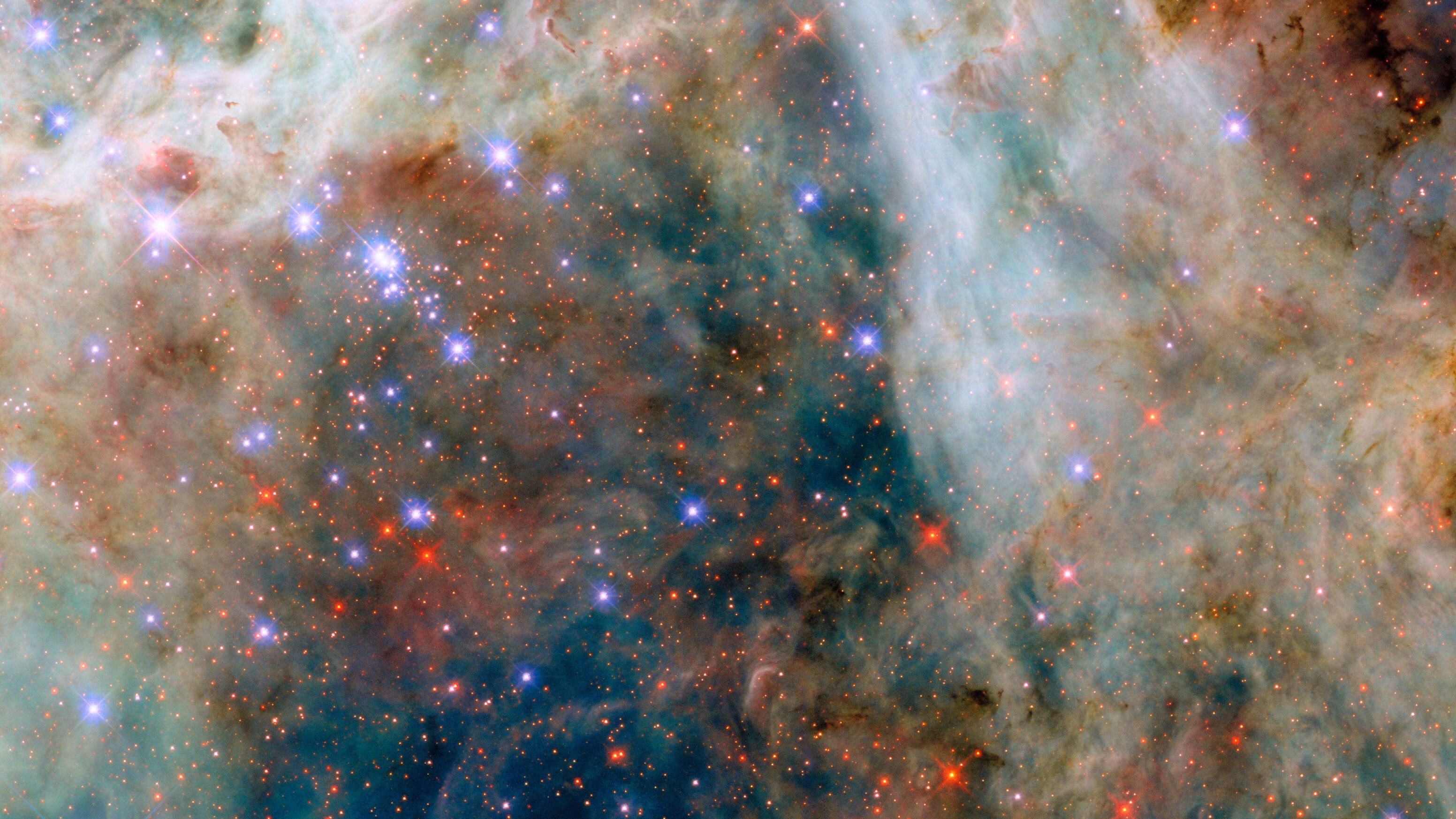 El telescopio espacial Hubble revela nubes de gas y polvo