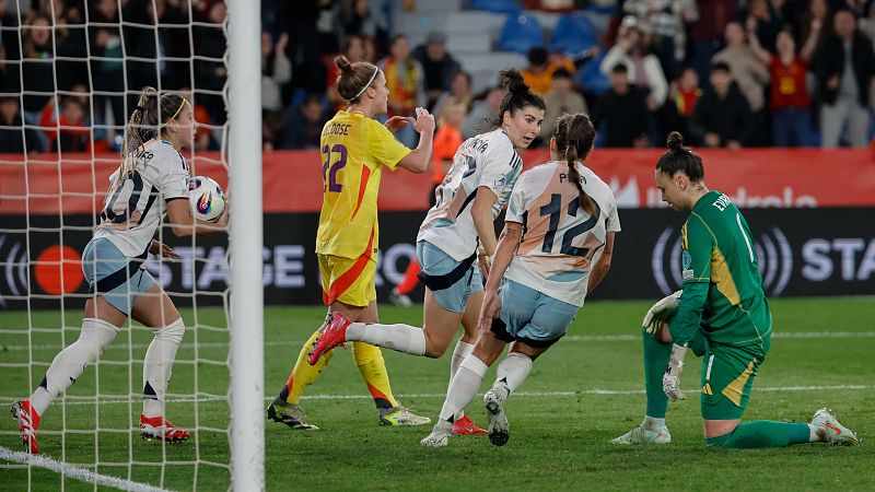 España remonta sobre la bocina ante una renovada Bélgica en su debut en la Nations League femenina