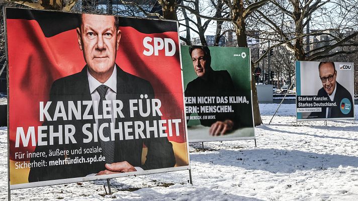 Campaign ahead of federal elections in Germany