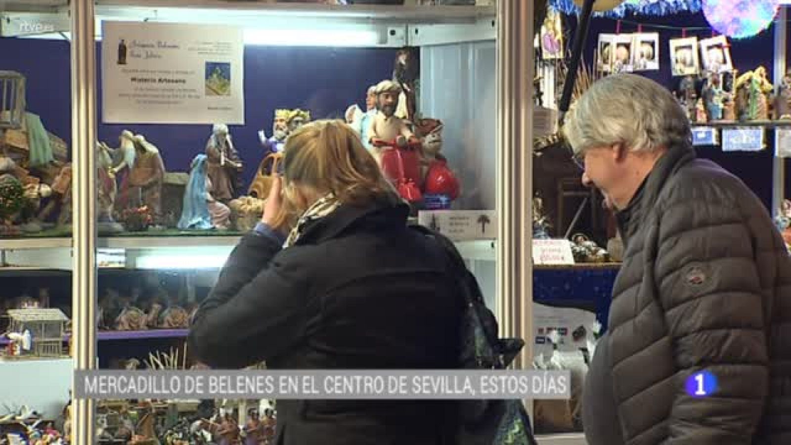 Los mercadillos de belenes, toda una tradición de estas fechas | Ver