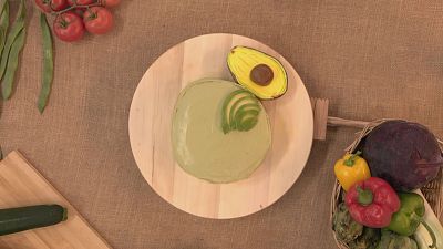 Tarta de aguacate y t matcha de Nagore