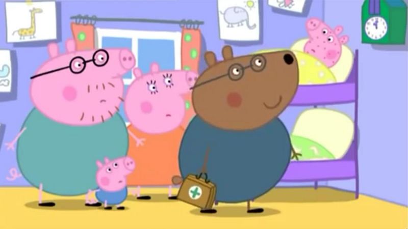 Un estudio afirma que Peppa Pig hace un mal uso del médico de cabecera