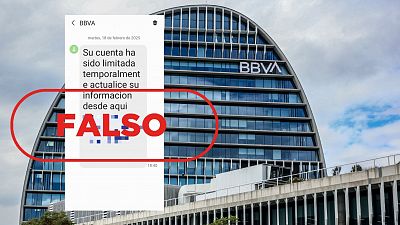 El BBVA no te manda este mensaje SMS para que actualices la informacin de tu cuenta, es un fraude