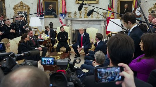 Zelenski abandona la Casa Blanca sin firmar el acuerdo sobre tierras raras tras una discusin con Trump