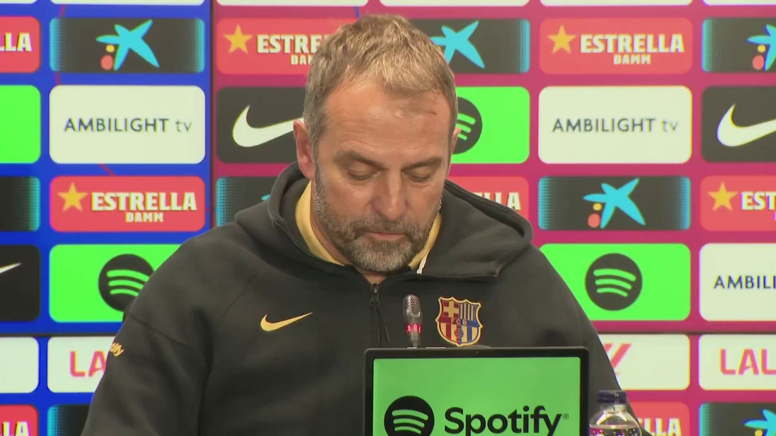 Flick: "Pondremos jugadores frescos; no hay excusas" - Los Deportes de La1 | Ver