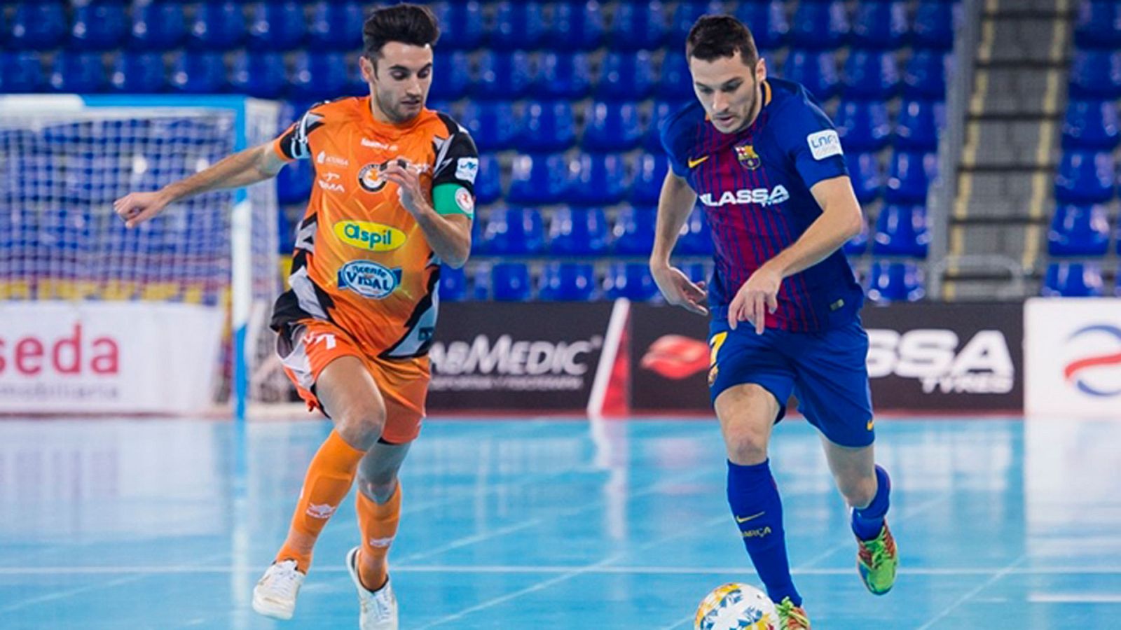 LNFS. Jornada 16: Barcelona Lassa  6-1 Aspil Vidal Ribera Navarra