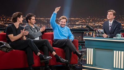 Carlos Cuevas, Albert Salazar y Marc Soler con Marc Gir�