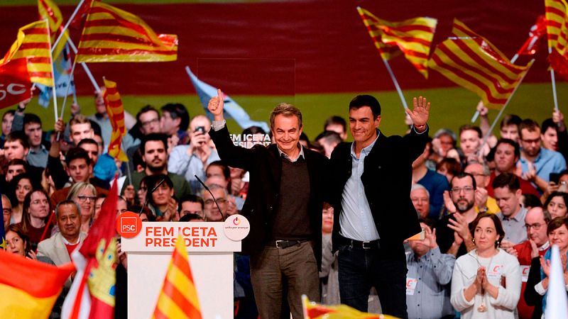 Zapatero y Sánchez impulsan a Iceta como presidente para "un cambio que una"